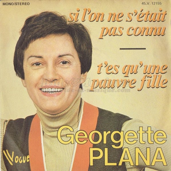 Georgette Plana - T'es qu'une pauvre fille