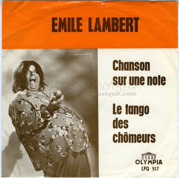 Emile Lambert - tango des chomeurs, Le