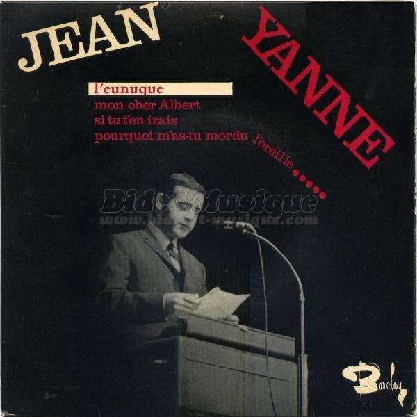 Jean Yanne - Pourquoi m%27as-tu mordu l%27oreille