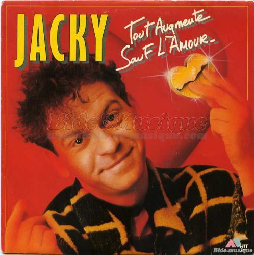 Jacky - Tout augmente sauf l%27amour