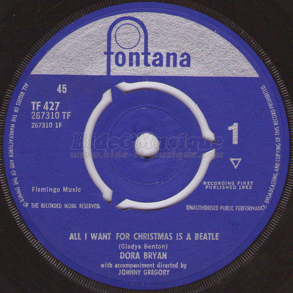 Dora Bryan - All I want for Christmas is a Beatle