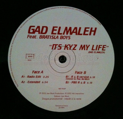 Gad Elmaleh %28feat.Bratisla Boys%29 - Its kyz my life