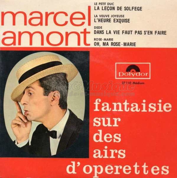 Marcel Amont - bides du classique, Les