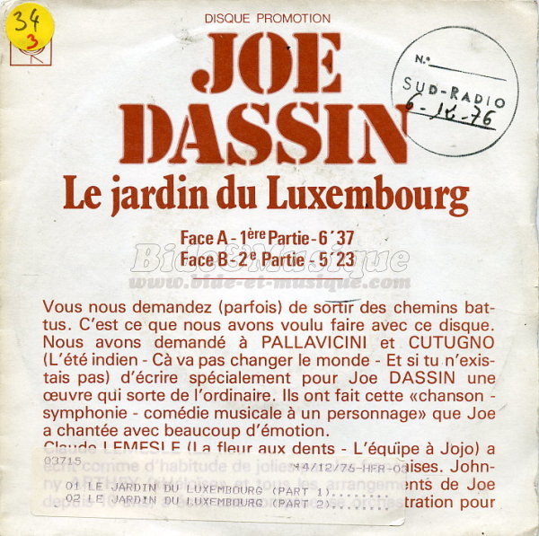 Joe Dassin - Mlodisque