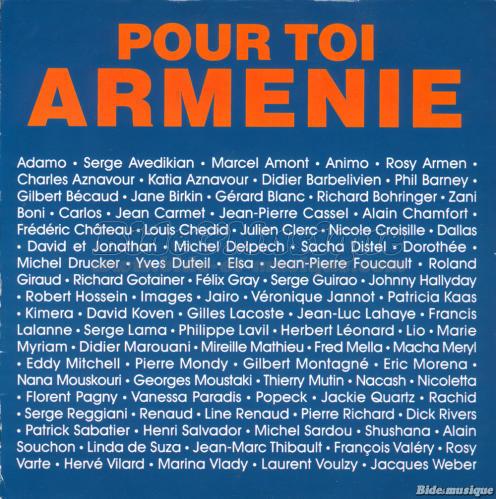 Aznavour pour l'Arménie - Pour toi Arménie