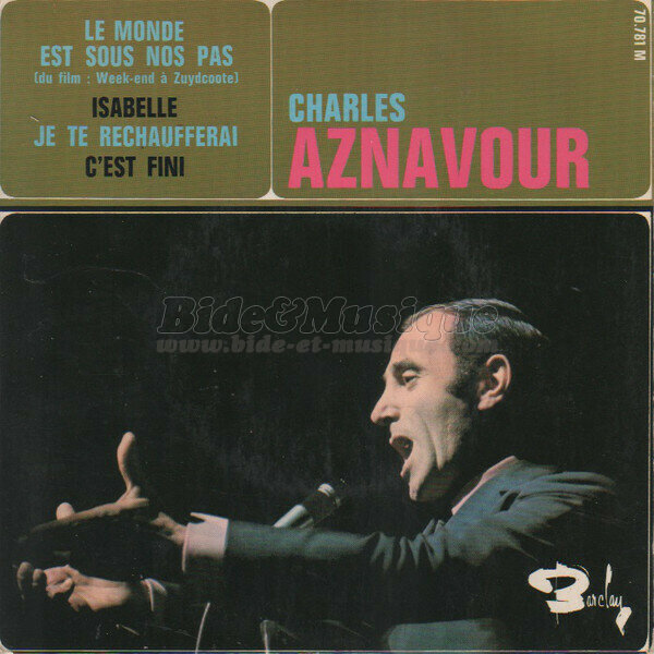 Charles Aznavour - Le monde est sous nos pas (B.O.F. Week-end  Zuydcoote)