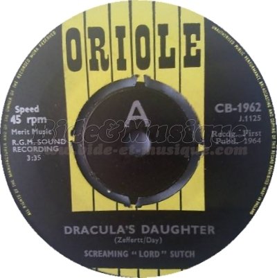 Screaming Lord Sutch - Dracula's daughter