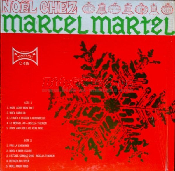 Marcel Martel - C'est la belle nuit de No�l sur B&M