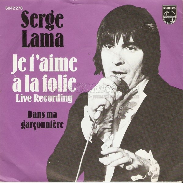 Serge Lama - Dans ma garconnire