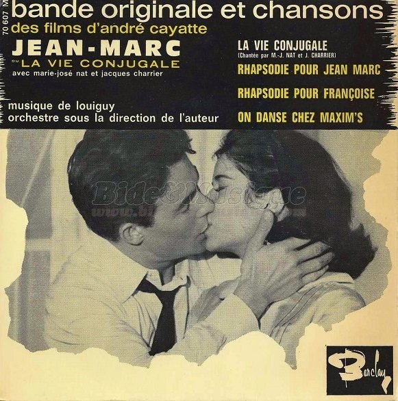 Marie-Jos Nat et Jacques Charrier - Acteurs chanteurs, Les