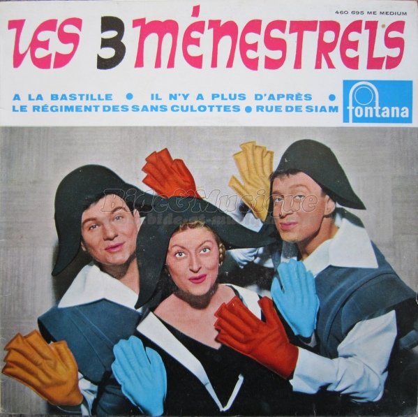 Les 3 M�nestrels - Guerre et Paix sur Bide et Musique