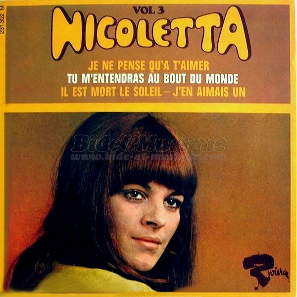 Nicoletta - Il est mort le soleil