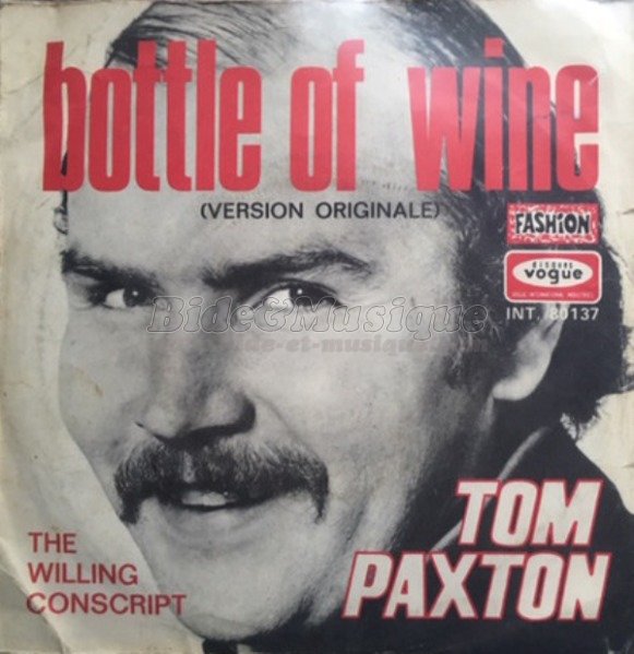 Tom Paxton - Bottle of wine