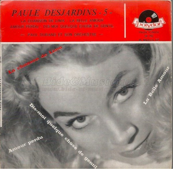 Paule Desjardins - La belle amour
