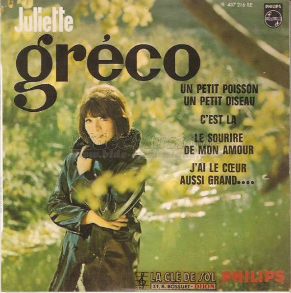 Juliette Grco - Un petit poisson, un petit oiseau