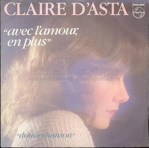 Claire D'Asta - Avec l'amour en plus