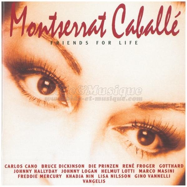 Montserrat Caball et Johnny Hallyday - Chanter pour ceux qui sont loin de chez eux