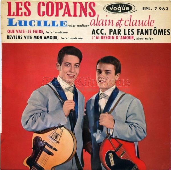 Copains, Les - B&M chante votre prnom