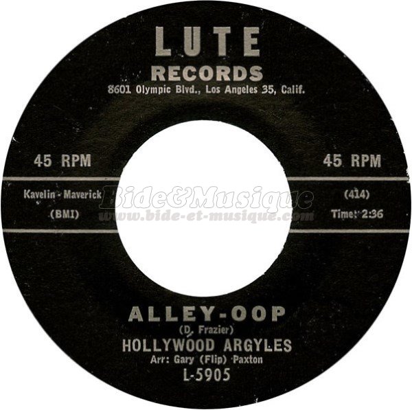 Hollywood Argyles - Alley Oop