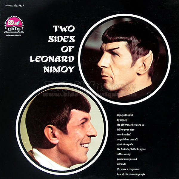 Leonard Nimoy - Acteurs chanteurs, Les