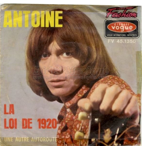 Antoine - La loi de 1920