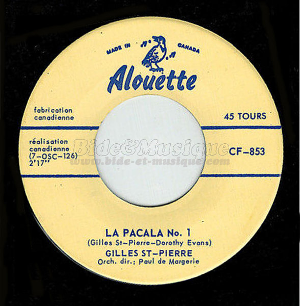 Gilles St-Pierre - La Pacala n� 1