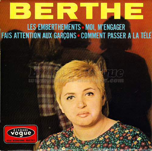 Berthe - Ah ! Les parodies (VO / Version parodique)