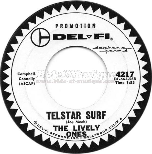 The Lively Ones - Telstar surf