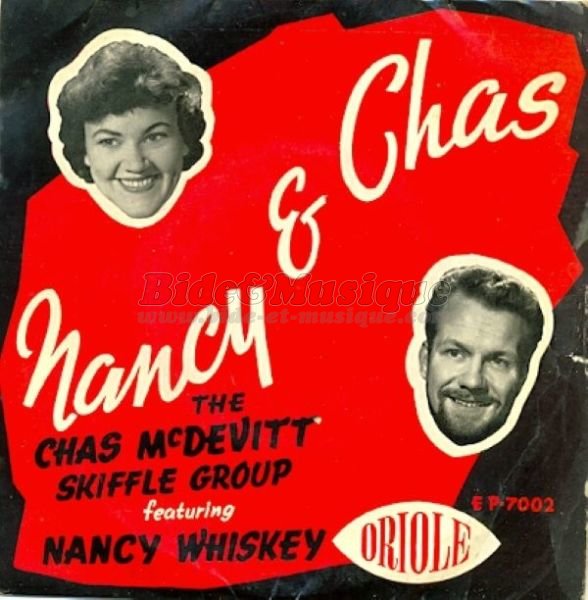 Nancy and Chas with the Charles McDevitt Skiffle Group - Freight train