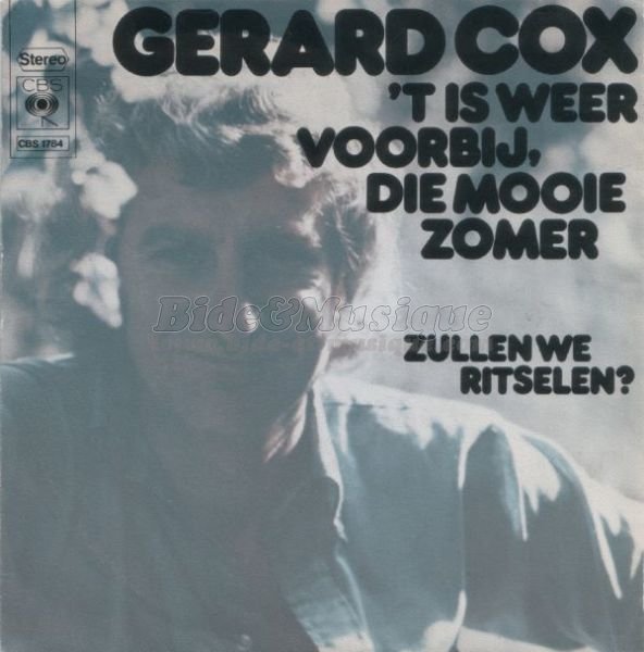 Gerard Cox - 't Is weer voorbij die mooie zomer