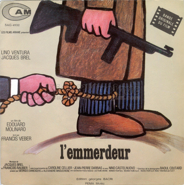 Jacques Brel et Franois Raubert - B.O.F. : Bides Originaux de Films
