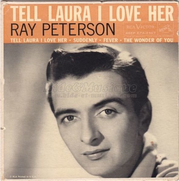 Ray Peterson - Reprise surprise ! [couple avec l'original]