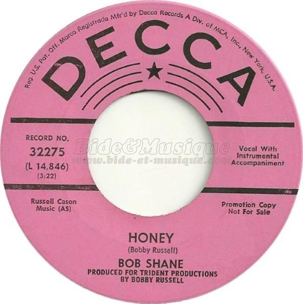 Bob Shane - Honey