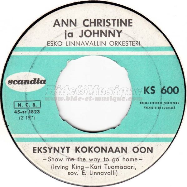 Johnny ja Ann Christine - Eksynyt kokonaan oon