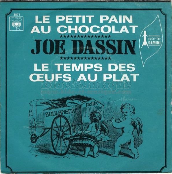 Le petit pain au chocolat (par Joe Dassin) - fiche chanson - B&M