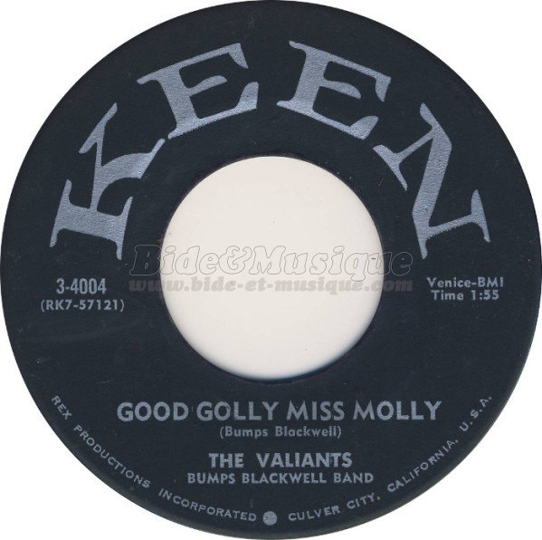 The Valiants - Good golly miss Molly