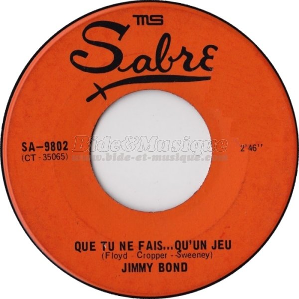 Jimmy Bond - Spciale Qubec !