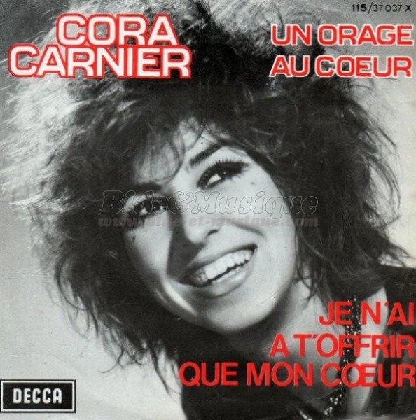 Cora Garnier - Je n'ai � t'offrir que mon cœur