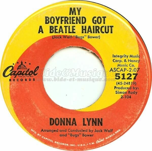 Donna Lynn - My boyfriend got a Beatle haircut