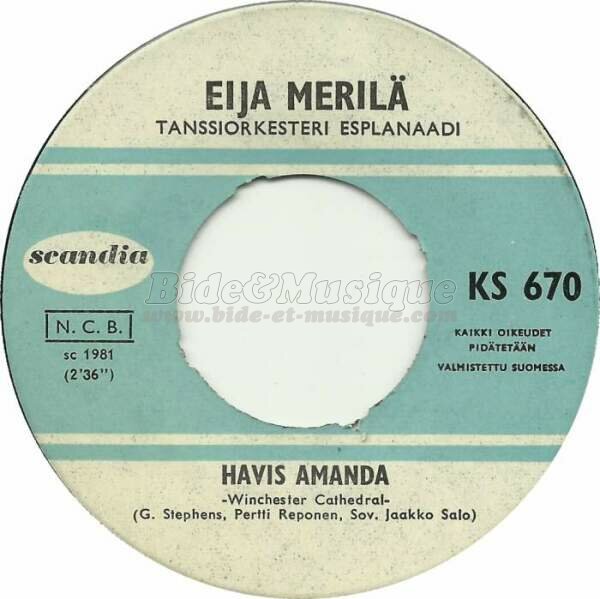 Eija Meril - Havis Amanda