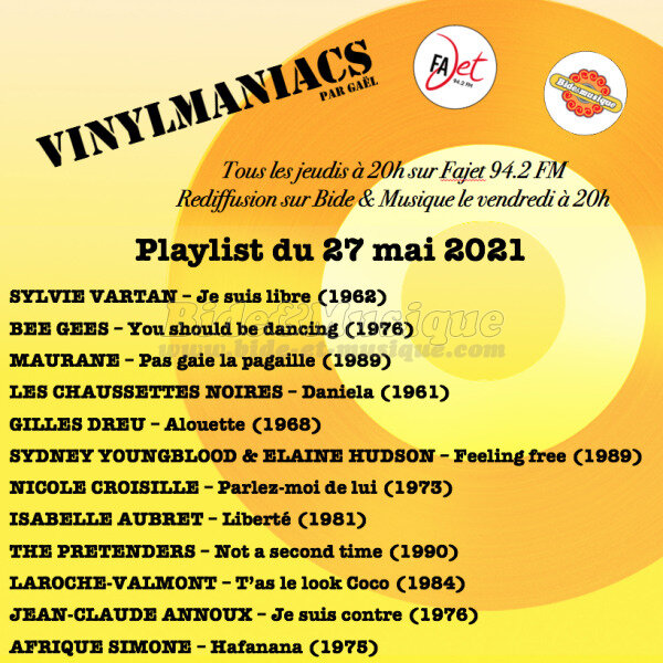 Vinylmaniacs - Emission n168 (27 mai 2021)