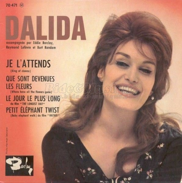 Dalida - Guerre et Paix sur Bide et Musique