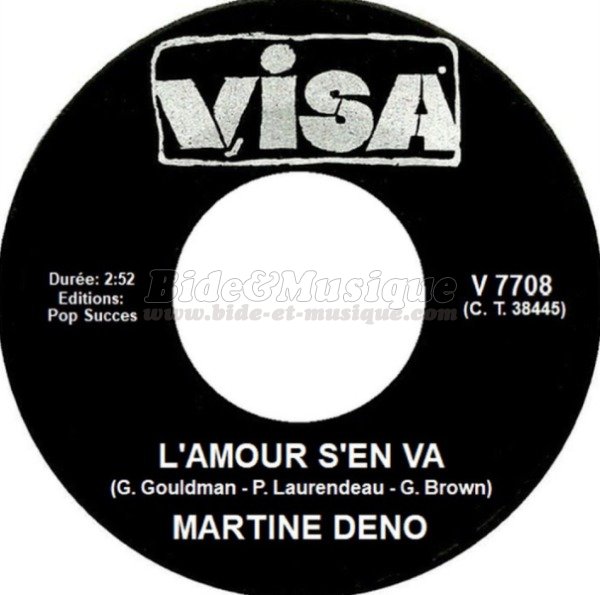 Martine Deno - L'amour s'en va