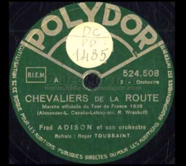 Fred Adison - Les chevaliers de la route