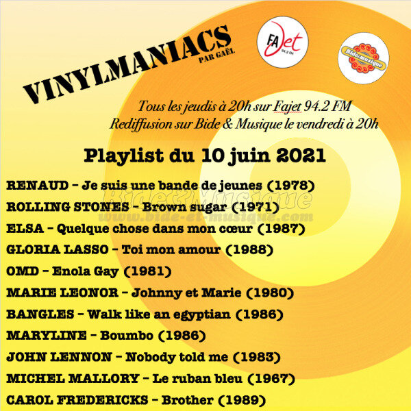 Vinylmaniacs - Emissions %3A Vinylmaniacs %28rediffusion%29