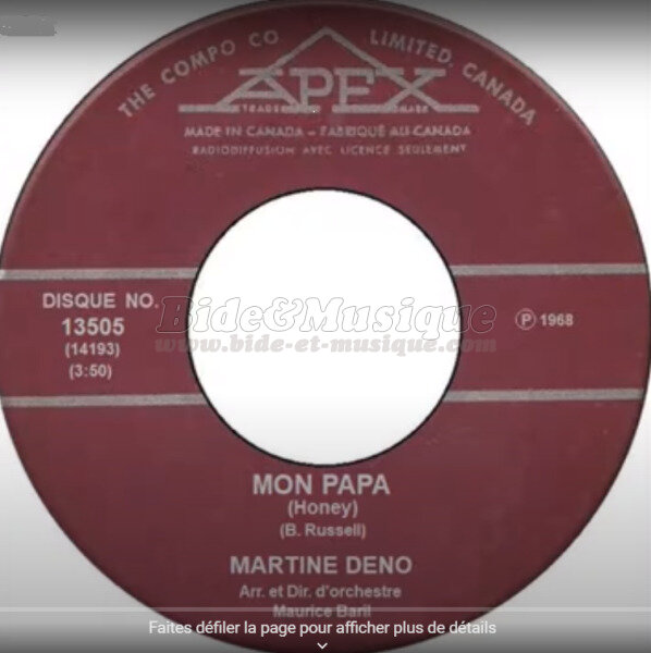 Martine Deno - Mon papa