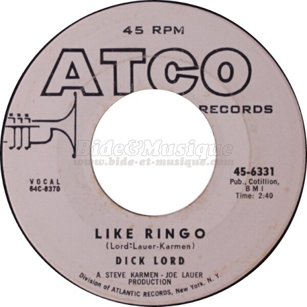 Dick Lord - Like Ringo