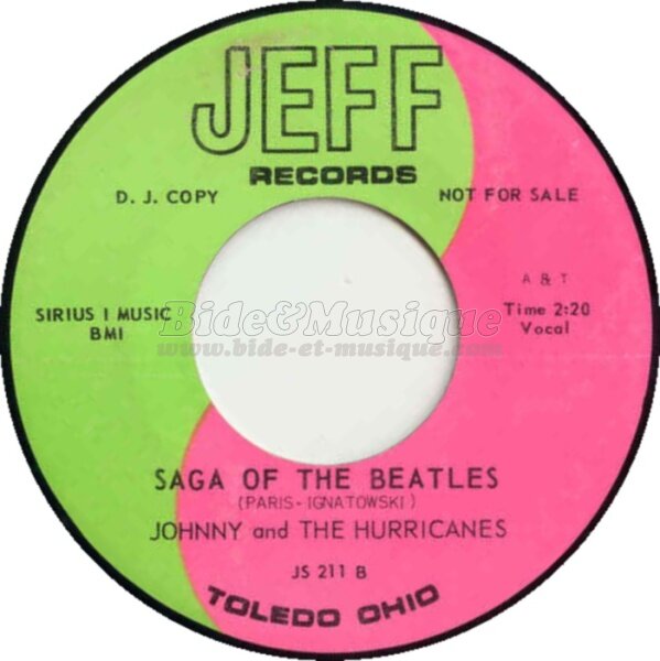 Johnny & the Hurricanes - Saga of the Beatles