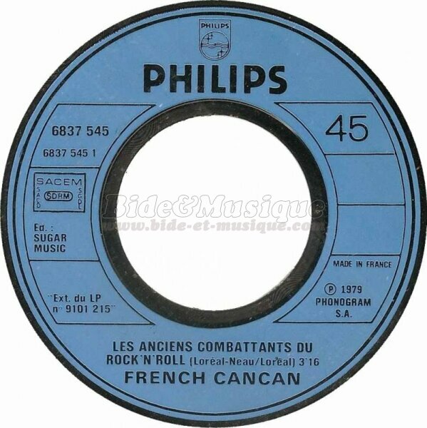 French Cancan - Les anciens combattants du rock'n'roll