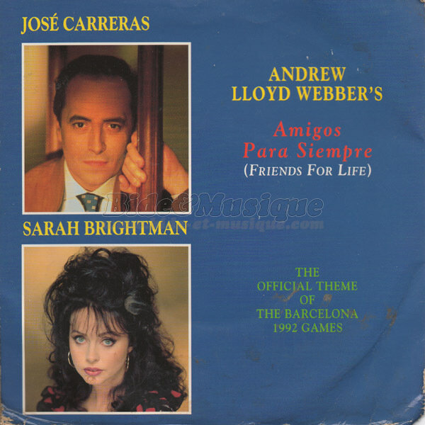 Sarah Brightman & Jose Carreras - Jeux Olymbides